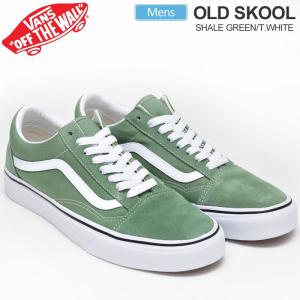 ＠バンズ VANS スニーカー メンズ オールドスクール OLD SKOOL 26-29cm シェールグリーン ホワイト VN0A3WKT4G6