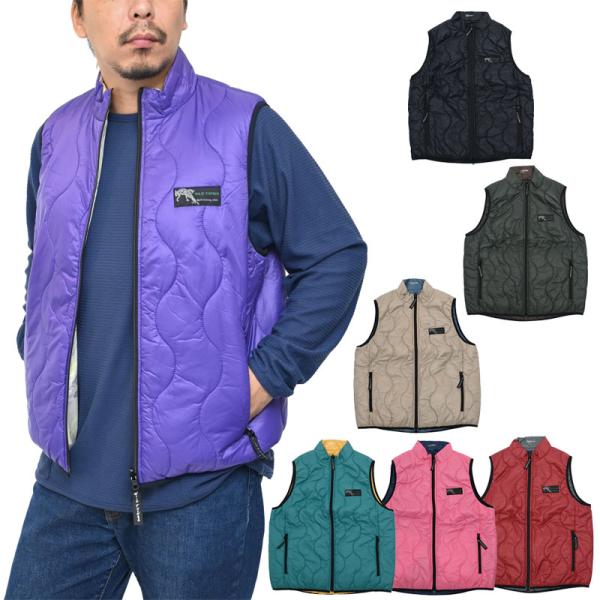 ワイルドシングス WILD THINGS 中綿ベスト メンズ リバーシブル ビレイベスト REVER...
