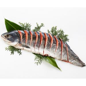 北海道産 新巻鮭半身姿切身 700g サーモン 鮭 刺身 さ...