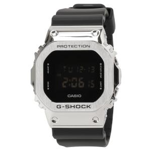 カシオ CASIO GM-5600-1ER G-SHOCK メンズ 腕時計 海外モデル 逆輸入 5600シリーズ メタル シルバー/ブラック （国内品番：GM-5600-1JF）Gショック デジタル｜rippleplus-shop