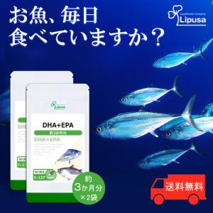 DHA＋EPA 約3か月分×2袋 C-137-2 (90カプセル×2袋) サプリメント 健康