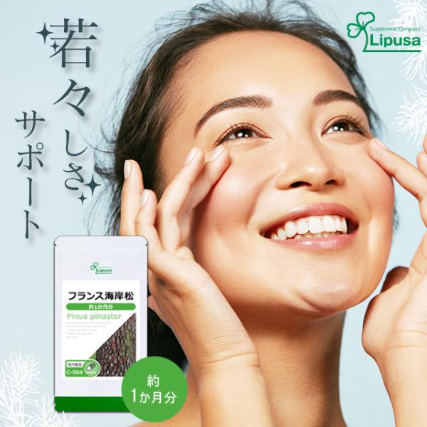 フランス海岸松 約1か月分 C-504 (60カプセル) サプリメント 健康 サプリ
