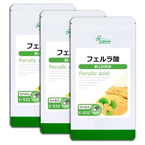 フェルラ酸 約1か月分×3袋 C-532-3 サプリメント 健康 送料無料