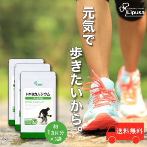 HMBカルシウム 約1か月分×3袋 C-540-3 (60カプセル×3袋) サプリメント 健康 ※2027年2月28日期限