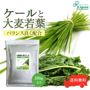 大麦若葉＋青汁ケール 200g T-616  粉末｜ripusa