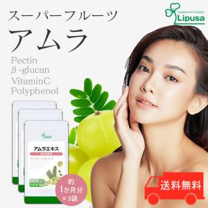 【2025新春福袋】 アムラエキス Lipusa 約1か月分×3袋 (150粒×3袋 T-676-3 サプリメント・ビタミン