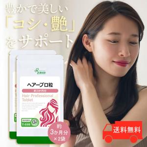 ヘアープロ粒 約3か月分×2袋 T-698-2 (360粒×2袋) サプリメント 美容