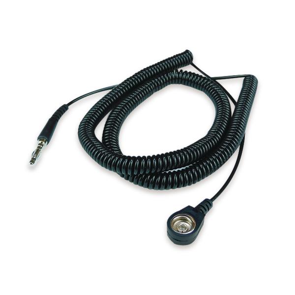 Earthiness Coil Cord アーシネス コイルコード 10mmボタン（抵抗内蔵）【Bl...