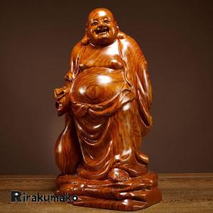 仏像 木彫り 七福神 布袋 様 布袋さんの置物...の詳細画像2