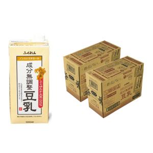株式会社ふくれん/九州産ふくゆたか大豆 成分無調整豆乳 1000mlパック 6本入り×2ケース セット 計12本