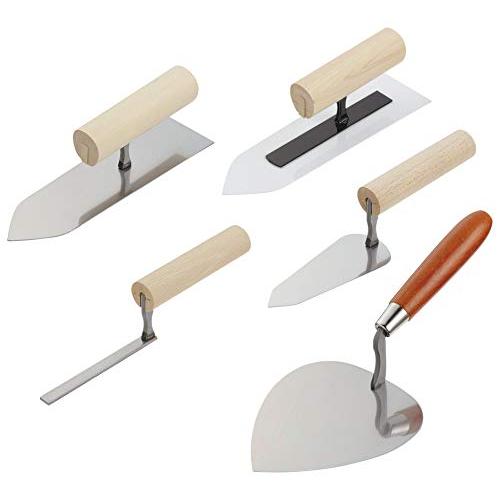 赤長(Akakanechou) 左官鏝 5点セット 粗塗から仕上げ塗までカバーするセット