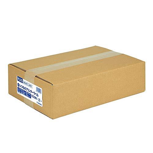 プラス ラベル いつものラベル FSC認証紙 12面 500枚 ME-507S 48-872