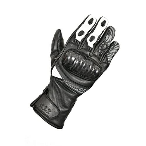 弐黒堂(ニコクドウ) バイク クールライドウィンターレザーグローブ ブラック/ホワイト M WBGN...