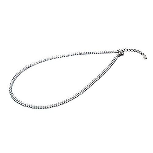 ファイテン(phiten) ネックレス チタン水晶ネックレス(3mm) 50cm(+5cmアジャスタ...