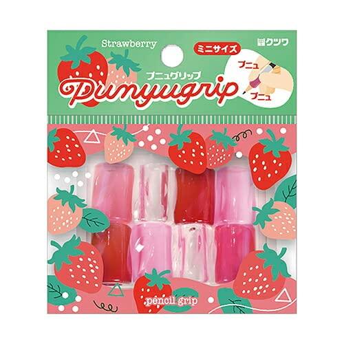 クツワ STAD プニュグリップ 香り付 ミニ・イチゴ 8本入 RB025D