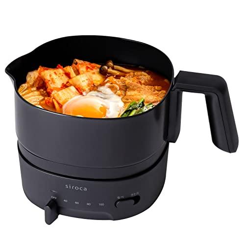 シロカ おりょうりケトル ちょいなべ リニューアルモデル/湯切り機能付/モード切替付/丸洗い可/無段...