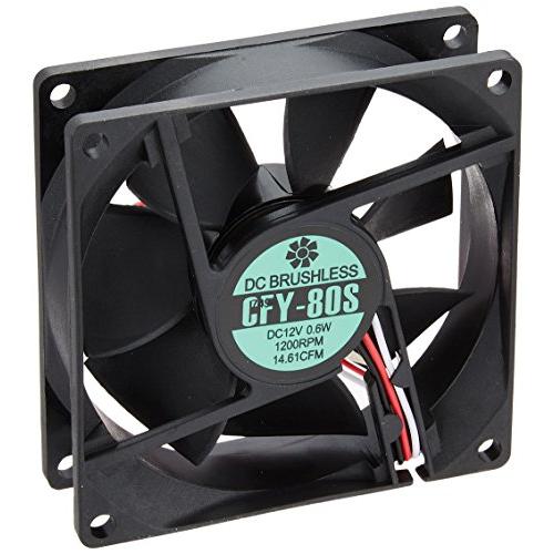 アイネックス AINEX ケース用ファン80mm 静音タイプ CFY-80S