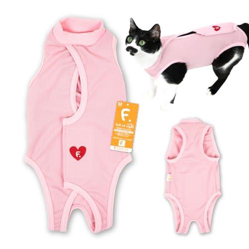 猫 傷口舐め対策 術後服 エリザベスウエア 術後ウエア 男女兼用服 保護服 猫の服 fullofvi...