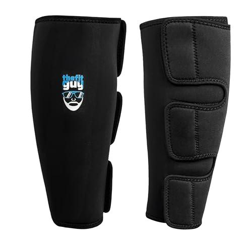 THEFITGUY デッドリフトシンガード | 5mm 擦り傷を吸収するネオプレン | 履きやすい ...