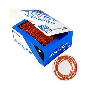 輪ゴム ＃18 スマイルバンド アメ色 500ｇ×40箱（１カートン20ｋｇ）