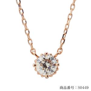 K18 18金 一粒ネックレス 約0.25ct ネックレス ゴールド レディス GOLD｜risacrystal