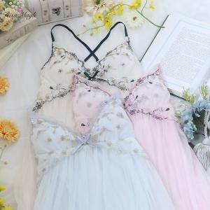 リサマリ マキシワンピース マロウ ノンワイヤー レース