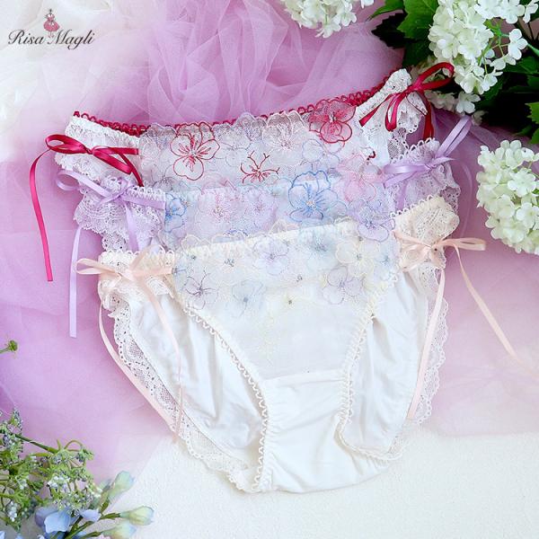 【50】リサマリ リボンショーツ フィオラ Risa Magli  ショーツ   2401 854【...