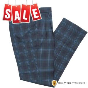 在庫限り】【アウトレット】KRB81S2 ブルータータンチェックスラックス