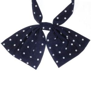 アウトレット】【現品限り】J8017-07 グレードットストライプシュシュ