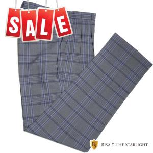 在庫限り】【アウトレット】KRB81S2 ブルータータンチェックスラックス