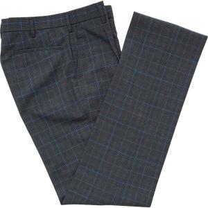 アンフォーク　クラシックチェックスラックス　size2 制服 スラックス2600 Bencougar グレンチェックノータック MS〜XL