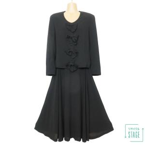 ピンクハウス☆たくし上げリボン♪タック使いブラウス 綿ローン 黒系