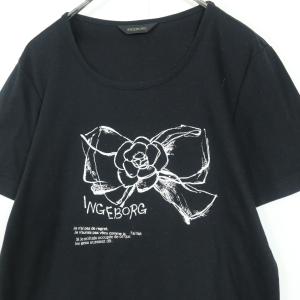 インゲボルグ★プリントTシャツ バラ リボン ...の詳細画像1
