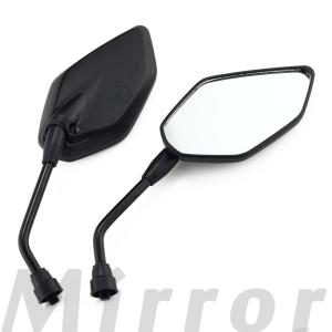 VFR400R NC30 RVF400 NC35 レーシング バックミラー ブラック バイク