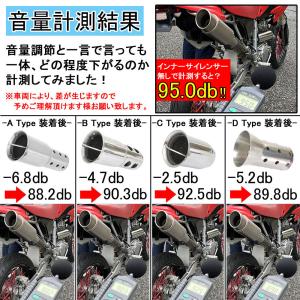 インナーサイレンサー 60mm 消音 触媒型 ...の詳細画像4