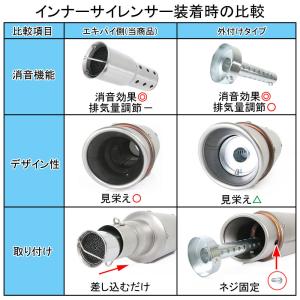 インナーサイレンサー 60mm 消音 触媒型 ...の詳細画像5