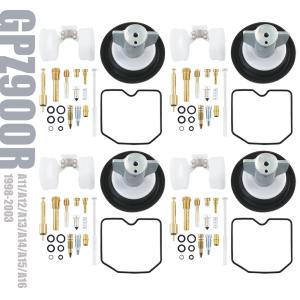 GPZ900R ZX900A キャブレター リペアキット A11〜A16 98〜03 純正互換 1台分 オーバーホールキット #100 ダイヤフラム 修理 部品 カワサキ｜rise-corporation-jp