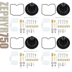 ゼファー400 インシュレーター　キャブ ゼファー400/χ 純正キャブインシュレーター(4個セット