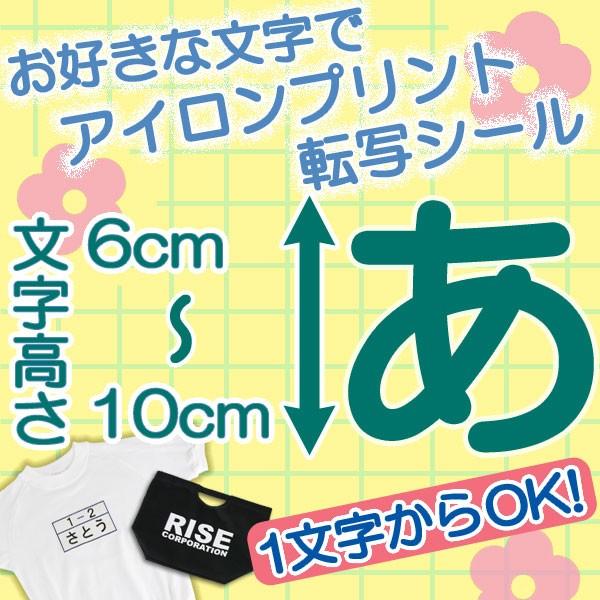 カッティング 熱転写 切り文字 アイロンプリントシート　6〜10cm 入園 入学 Tシャツ ジャンパ...