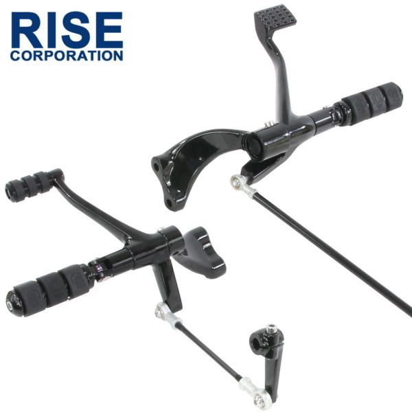 ハーレー フォワードコントロール キット ブラック XL883 XL1200 2004-2013モデ...