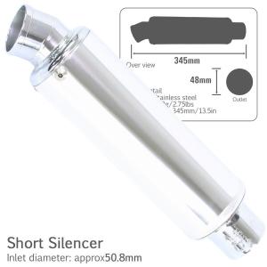 スリップオン マフラー コニカル GP サイレンサー φ60.5 汎用