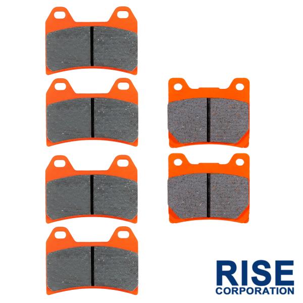 ブレーキパッド XJR1200 XJR1200R XJR1300専用 前後セット 低ダスト 高制動 ...