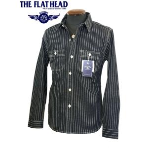 新品 フラットヘッド 42 ウォバッシュ ワークシャツ デニムシャツ The Flat Head（フラッドヘッド） 【34%OFF／定価30,000円】THE FLAT