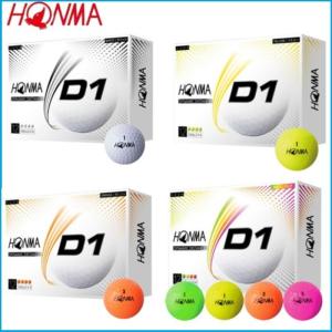 ☆2020　HONMA　ホンマ　D1　ゴルフ　ボール　1ダース(12個入り)｜rise-store