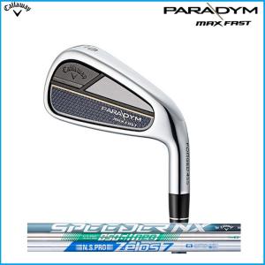 2023 Callaway PARADYM MAX FAST パラダイム アイアン5本セット(＃6-9，PW)SPEEDER NX40/N.S PRO 850GH neo/N.S PRO ZELOS7 シャフト 日本正規品｜rise-store