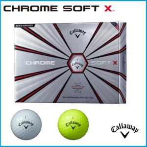 ☆2019　キャロウェイ　CHROME SOFT X　クロムソフトＸ　エックス　ゴルフ　ボール　1ダース(12個入り)｜rise-store