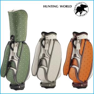 【新品】ハンティングワールド 9.0型キャディバッグ HW-004 ゴルフバッグ Hunting World HUNTING WORLD ハンティングワールド 9.0型