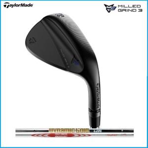 ☆☆Taylormade テーラーメイド MILLED GRIND 3 ミルドグラインド 3 ブラック ウェッジ Dynamic Gold スチールシャフト｜rise-store