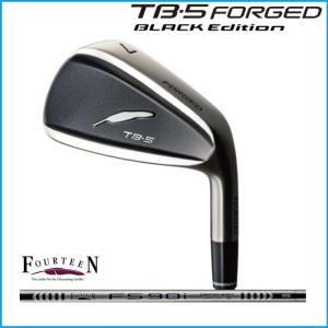 限定　フォーティーン　TB-5　FORGED アイアン5本セット(＃6-P) BLACK Edition FS-90i ブラックエディション スチールシャフト｜rise-store