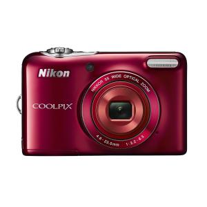 Nikon デジタルカメラ COOLPIX L32 レッド 光学5倍ズーム 2005万画素 乾電池タイプ L32RDの商品画像